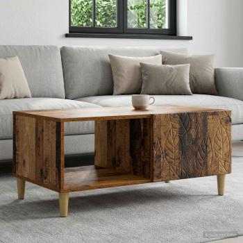 ARDEBO.de - Couchtisch Altholz 90 x 50 x 40 cm Holzwerkstoff