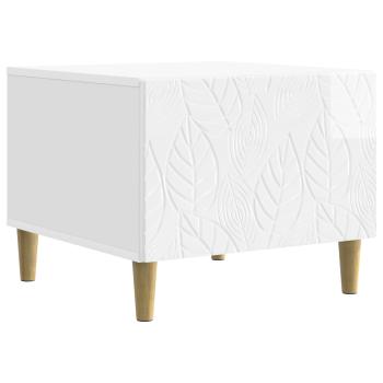 Couchtisch Hochglanz Wei? 50 x 49 x 40 cm Holzwerkstoff