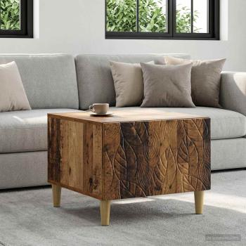 ARDEBO.de - Couchtisch Altholz 50 x 49 x 40 cm Holzwerkstoff