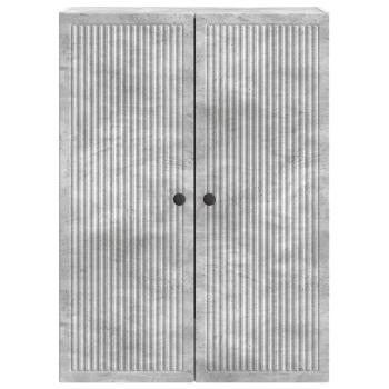 Wandschrank Betongrau 66 x 34,5 x 90 cm Holzwerkstoff