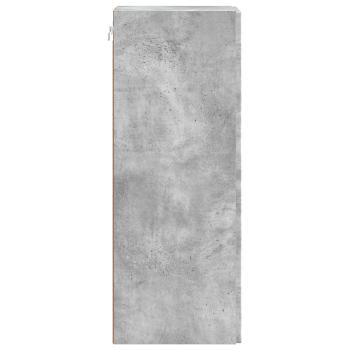 Wandschrank Betongrau 66 x 34,5 x 90 cm Holzwerkstoff