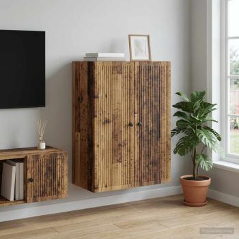ARDEBO.de - Wandschrank Altholz 66 x 34,5 x 90 cm Holzwerkstoff