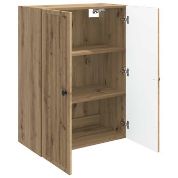 Wandschrank 66 x 34,5 x 90 cm Holzwerkstoff Artisan-Eiche