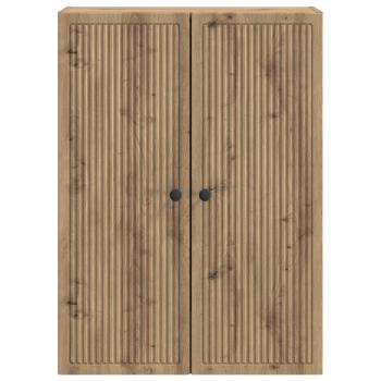 Wandschrank 66 x 34,5 x 90 cm Holzwerkstoff Artisan-Eiche