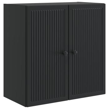 Wandschrank Schwarz 59 x 31 x 60 cm Holzwerkstoff