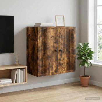 ARDEBO.de - Wandschrank Ger?ucherte Eiche 59 x 31 x 60 cm Holzwerkstoff