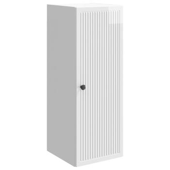 Wandschrank 33 x 34,5 x 90 cm Holzwerkstoff Hochglanz Wei?