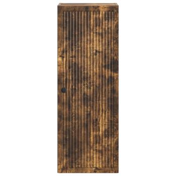 Wandschrank Geräucherte Eiche 33 x 34,5 x 90 cm Holzwerkstoff
