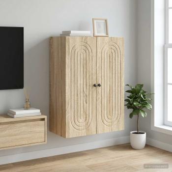 ARDEBO.de - Wandschrank Sonoma-Eiche 66 x 34,5 x 90 cm Holzwerkstoff