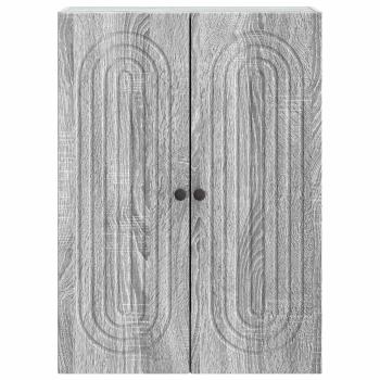 Wandschrank Grau Sonoma 66 x 34,5 x 90 cm Holzwerkstoff