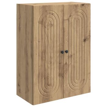 Wandschrank 66 x 34,5 x 90 cm Holzwerkstoff Artisan-Eiche