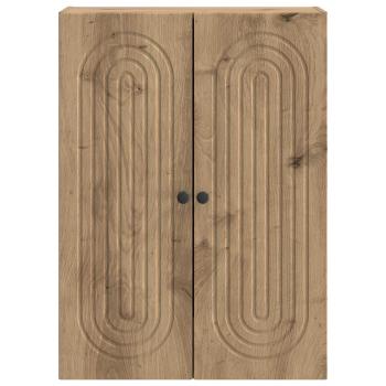 Wandschrank 66 x 34,5 x 90 cm Holzwerkstoff Artisan-Eiche
