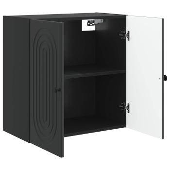 Wandschrank Schwarz 59 x 31 x 60 cm Holzwerkstoff