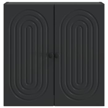 Wandschrank Schwarz 59 x 31 x 60 cm Holzwerkstoff