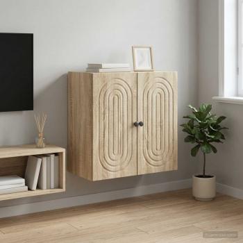 ARDEBO.de - Wandschrank Sonoma-Eiche 59 x 31 x 60 cm Holzwerkstoff