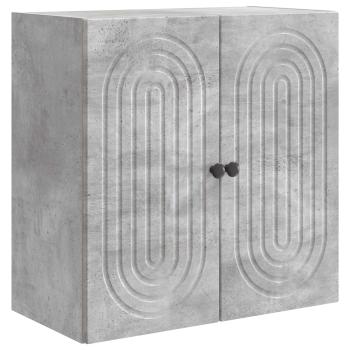 Wandschrank Betongrau 59 x 31 x 60 cm Holzwerkstoff