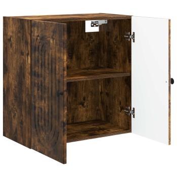 Wandschrank 59 x 31 x 60 cm Holzwerkstoff Geräucherte Eiche