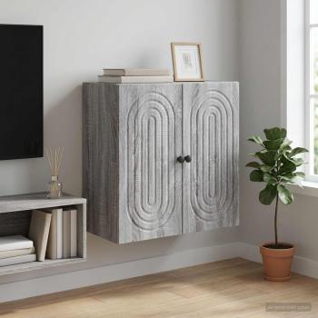ARDEBO.de - Wandschrank Grau Sonoma 59 x 31 x 60 cm Holzwerkstoff