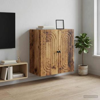 ARDEBO.de - Wandschrank Altholz 59 x 31 x 60 cm Holzwerkstoff