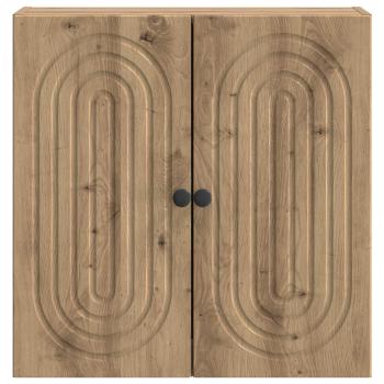 Wandschrank 59 x 31 x 60 cm Holzwerkstoff Artisan-Eiche