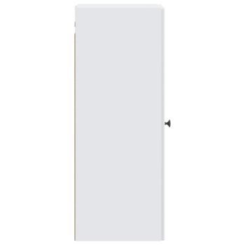 Wandschrank Weiß 33 x 34,5 x 90 cm Holzwerkstoff