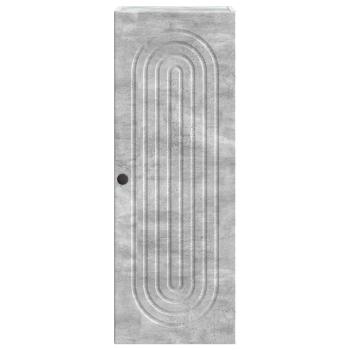 Wandschrank Betongrau 33 x 34,5 x 90 cm Holzwerkstoff