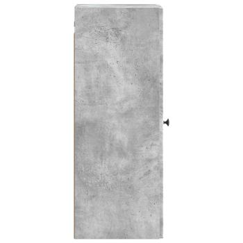 Wandschrank Betongrau 33 x 34,5 x 90 cm Holzwerkstoff