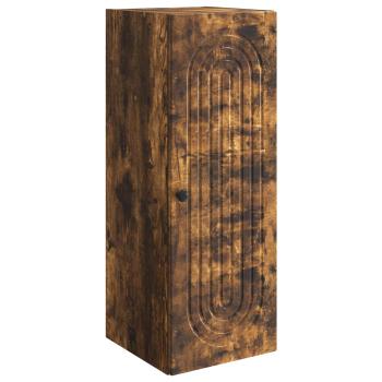Wandschrank Geräucherte Eiche 33 x 34,5 x 90 cm Holzwerkstoff