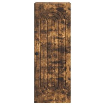 Wandschrank Geräucherte Eiche 33 x 34,5 x 90 cm Holzwerkstoff
