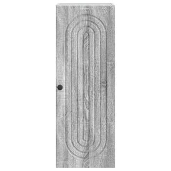 Wandschrank Grau Sonoma 33 x 34,5 x 90 cm Holzwerkstoff