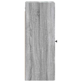 Wandschrank Grau Sonoma 33 x 34,5 x 90 cm Holzwerkstoff