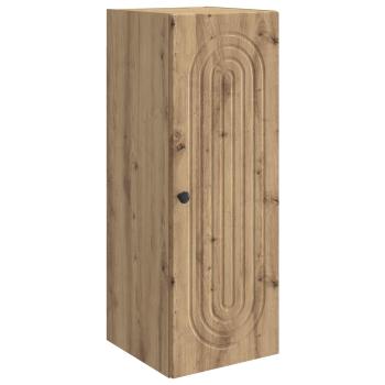 Wandschrank 33 x 34,5 x 90 cm Holzwerkstoff Artisan-Eiche