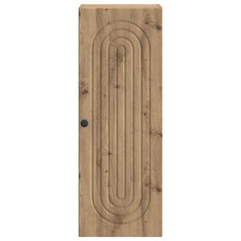 Wandschrank 33 x 34,5 x 90 cm Holzwerkstoff Artisan-Eiche