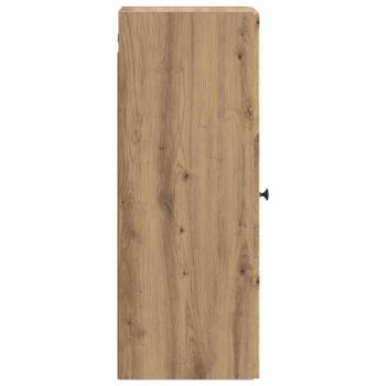 Wandschrank 33 x 34,5 x 90 cm Holzwerkstoff Artisan-Eiche