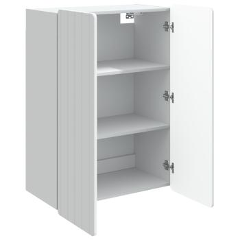 Wandschrank Weiß 66 x 34,5 x 92 cm Holzwerkstoff