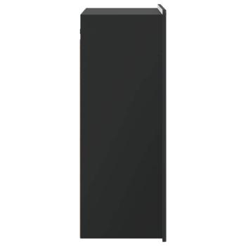 Wandschrank Schwarz 66 x 34,5 x 92 cm Holzwerkstoff