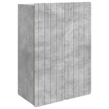 Wandschrank Betongrau 66 x 34,5 x 92 cm Holzwerkstoff