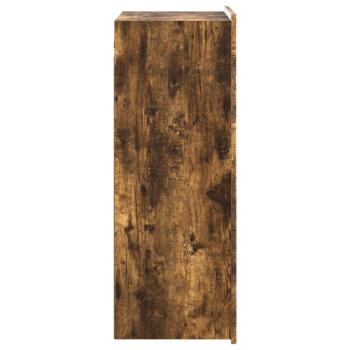 Wandschrank Geräucherte Eiche 66 x 34,5 x 92 cm Holzwerkstoff