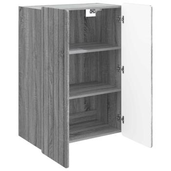 Wandschrank Grau Sonoma 66 x 34,5 x 92 cm Holzwerkstoff