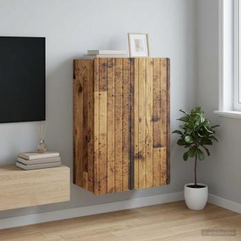 ARDEBO.de - Wandschrank Altholz 66 x 34,5 x 92 cm Holzwerkstoff