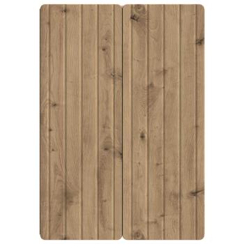 Wandschrank 66 x 34,5 x 92 cm Holzwerkstoff Artisan-Eiche