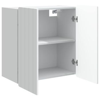 Wandschrank Weiß 59 x 31 x 64 cm Holzwerkstoff