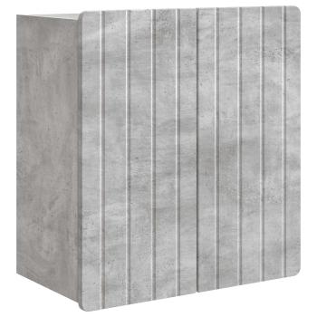 Wandschrank Betongrau 59 x 31 x 64 cm Holzwerkstoff