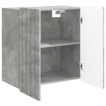 Wandschrank Betongrau 59 x 31 x 64 cm Holzwerkstoff