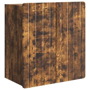 Wandschrank Geräucherte Eiche 59 x 31 x 64 cm Holzwerkstoff