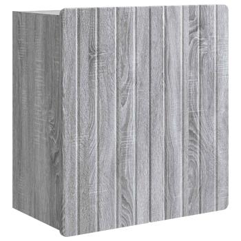Wandschrank Grau Sonoma 59 x 31 x 64 cm Holzwerkstoff