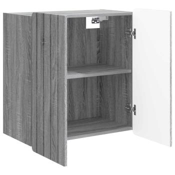 Wandschrank Grau Sonoma 59 x 31 x 64 cm Holzwerkstoff