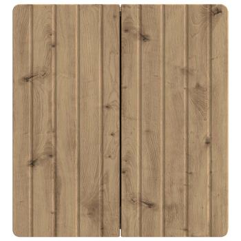 Wandschrank 59 x 31 x 64 cm Holzwerkstoff Artisan-Eiche