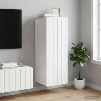 ARDEBO.de - Wandschrank Weiß 33 x 34,5 x 94 cm Holzwerkstoff