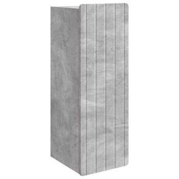 Wandschrank Betongrau 33 x 34,5 x 94 cm Holzwerkstoff